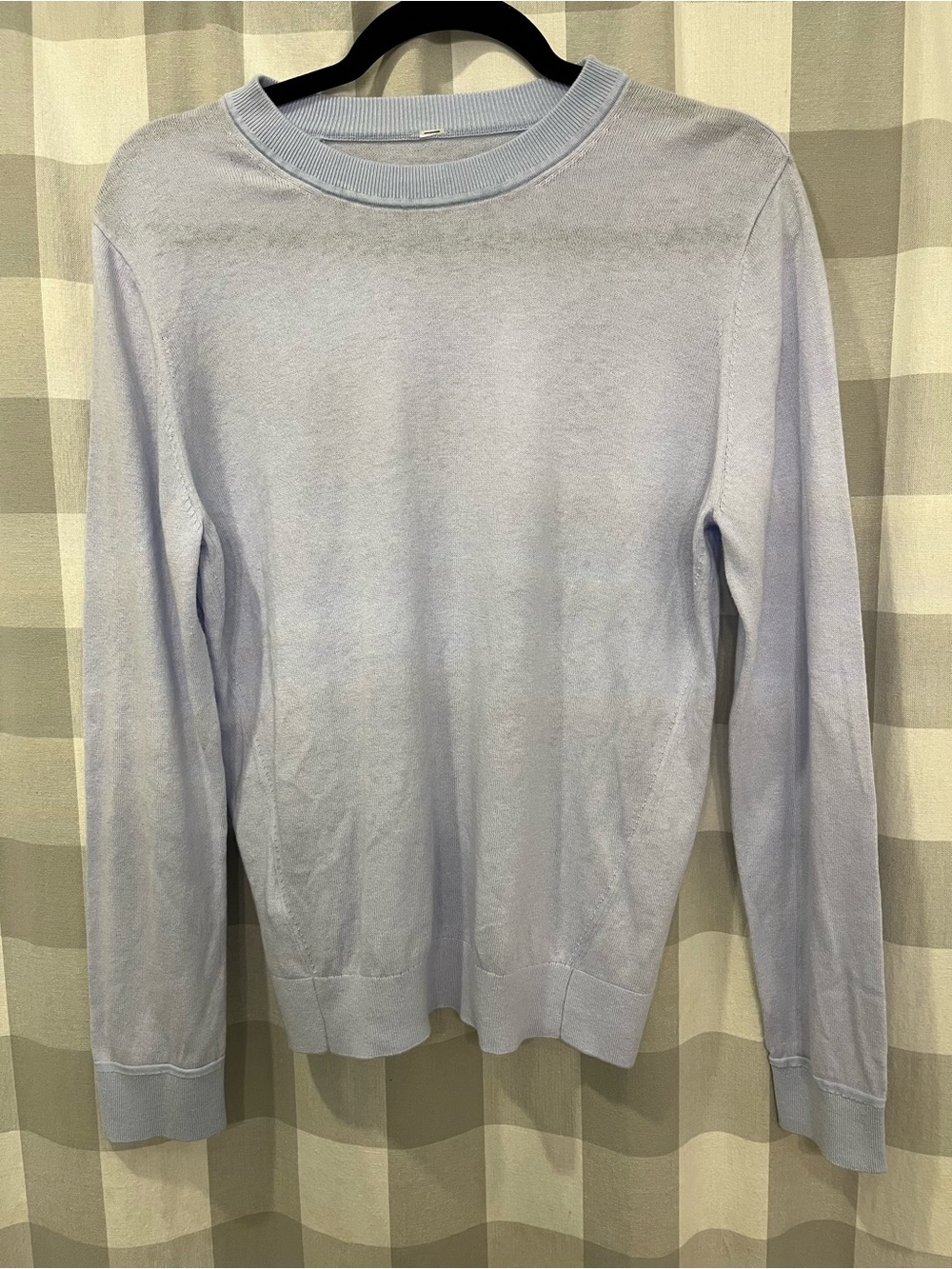 lululemon athletica Light Blue Crewneck Sweater